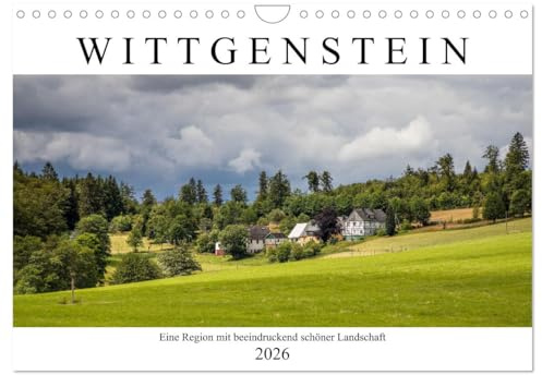 Wittgenstein – Eine Region mit beeindruckend schöner Landschaft (Wandkalender 2026 DIN A4 quer), CALVENDO Monatskalender: Die Region Wittgenstein ist ein Naturparadies in Südwestfalen (CALVENDO Natur)