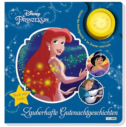 Disney Prinzessin: Zauberhafte Gutenachtgeschichten: Pappbilderbuch mit Licht