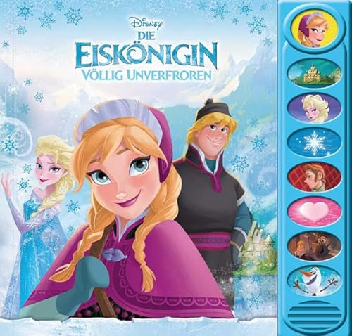 8 Button Soundbuch - Disney - Die Eiskönigin, völlig Unverfroren - interaktives Bilderbuch mit 8 lustigen Geräuschen