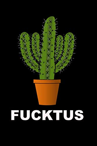 Fucktus: Lustiges Kaktus Notizbuch mit 120 karrierten Seiten