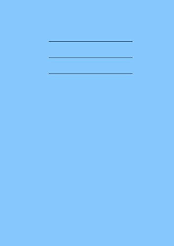 7mm Squared Paper - Maths Exercise Book A4: 100 Page Notebook of Graph Paper - 0.7cm Grid - 90 GSM - Light Blue