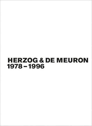 Mack, Herzog & de Meuron Bd./Vol. 1-3 (SET): 1978-1996 (Gerhard Mack: Herzog & de Meuron)