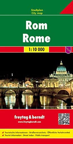 Rom, Stadtplan 1:10.000: Stadtplan. Touristische Informationen, Straßenverzeichnis, Öffentlichen Verkehrsmittel