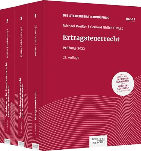 Die Steuerberaterprüfung: Prüfung 2022, Paket - Bände 1-3
