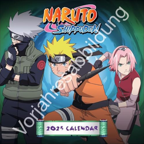Naruto Broschurkalender 2026: Terminkalender mit Platz für Notizen und tollen Bildern aus der beliebten Anime-Serie. Fabelhafte Geschenkidee für alle Manga-Fans. 30,5 x 30,5 cm (ABBFH74)