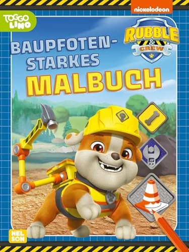 Rubble & Crew: Baupfotenstarkes Malbuch: Ausmalbilder für Baustellen-Fans ab 3 Jahren
