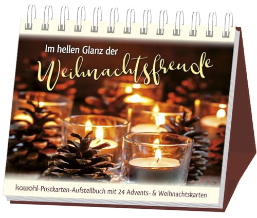 Im hellen Glanz der Weihnachtsfreude: 24 Advents- und Weihnachtskarten