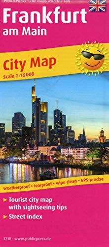 Frankfurt am Main: Tourist City Map with sightseeing tips and Street index. 1:16000 (Stadtplan: SP)