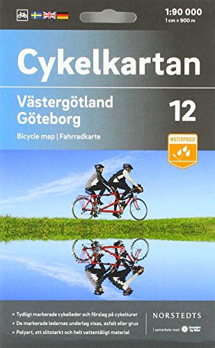 Blad 12 Västergötland/Göteborg: Cykelkartan