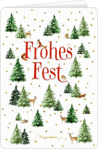 Weihnachtskarten mit Kuvert - Wundervolle Weihnachtsgrüße (M. Bastin)