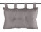 Caritex Cuscino Testata Letto Singolo o Matrimoniale, Testiera Letti Imbottita, Schienale Letto con Bottoni Decorativi, 45x70 cm, Con Passanti Per un Facile Montaggio BEA S809 (Tortora)