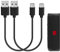 GEEKRIA Typ-C Lautsprecher Kurzes Ladekabel, kompatibel mit JBL Flip 6, Flip 5, Pulse 5, Pulse 4, Clip 4, Xtreme 3 Ladegerät, USB auf USB-C Ersatz-Netzladekabel (1ft/30cm 2er-Pack)