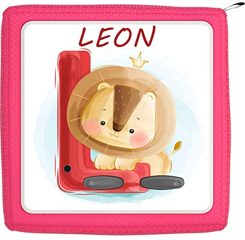 TheSmartGuard Folie passend für die Toniebox | Schutzfolie Sticker | individuell anpassbar | Baby Löwe mit Buchstabe L mit Name personalisiert