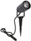 DAWALIGHT Faretto da Giardino Orientabile GU10 Faretti LED da Giardino Esterno 5W 3000K Bianco Caldo IP65 Impermeabile Luci per Sentieri per Esterni Terrazzo Cortile, Alluminio, Grigio scuro