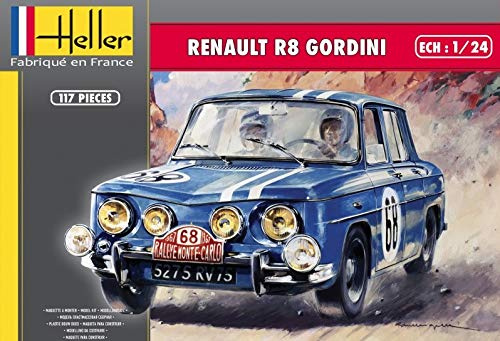 DataPrice Heller 80700 - Maquette - Voiture de Rallye R8 Gordini - Echelle 1/24