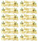 BESTonZON Weihnachten Türschild Merry Christmas 12 Stücke Weihnachten Xmas Buchstaben Schriftzug Türanhänger für Cafe Restaurant Wand Tür Dekoration Ornament Foto Requisiten 15CM Silber