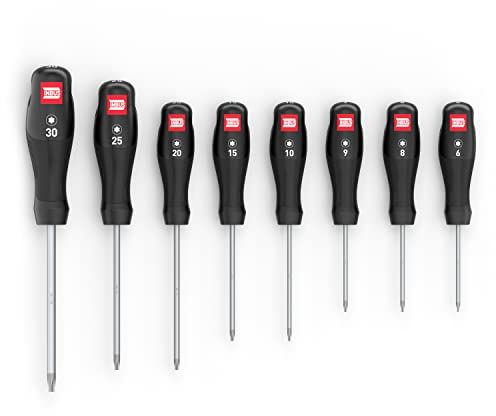 TORX® Schraubendreher Set 8tlg, TX6–TX30, mit HybridTouch & GrayTip (INBUS® 73707)