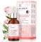 Ikarov Siero viso rivitalizzante e rimpolpante | Naturale con Rosa Damascena Bulgara | Siero antietà all'olio di rosa per pelli secche e mature, per attenuare le rughe e le rughette | 30 ML