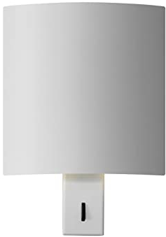 DAWALIGHT Wandleuchte Innen mit Schalter Wandlampe Warmweiß 6W 3000K LED Wandbeleuchtung Chinesischer Fliesenstil Treppenhaus Lampe für Wohnzimmer Korridor Schlafzimmer Flur, Aluminium, Grau