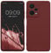 kwmobile Handyhülle kompatibel mit Xiaomi Redmi Note 12 Pro 5G Hülle - Handy Case aus weichem Silikon in Bordeaux Violett
