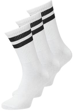 JACK & JONES Herren Jactravis Tennis Sock 3 Pack Noos Socken (3er Pack)