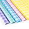 NEBURORA 120 Blatt Buffalo Plaid Seidenpapier,Ostern Seidenpapier, Buntes Dekorpapier für Bastelprojekte, Frühlings- und Osterparty-Deko