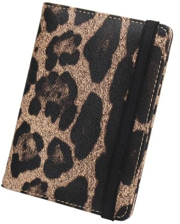 LUOFENG Porte-Passeport, Couverture de Passeport légère à imprimé léopard, Porte-Carte bloquant, protégez Vos informations pour Les Femmes