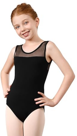 ZYXWVU Ballett Trikot Mädchen Ärmellos Ballett Body TanzBody für Kinder