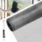 BUZIFU Tela de Mosquitera por Metros 120 x 600 cm Malla Mosquitera para Ventana Malla Mosquitera Gris Fibra de Vidrio Malla Fina para Hacer Mosquiteras Adiós a los Mosquitos y Otros Insectos