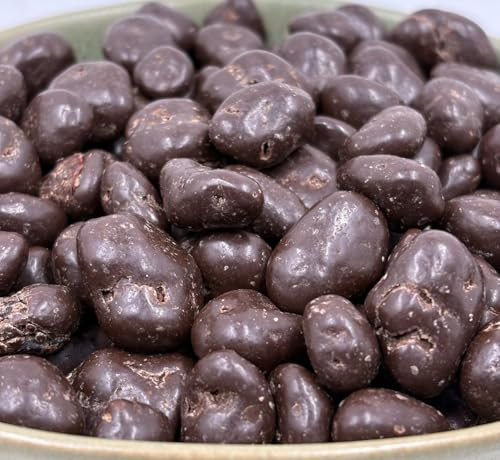 NULTHY - 500gr Arándanos con chocolate negro - Snack Gourmet Premium, Alto en Antioxidantes, Fuente de Fibra, Frutos Rojos Recubiertos, Postre y Aperitivo, Fruta Deshidratada con Chocolate