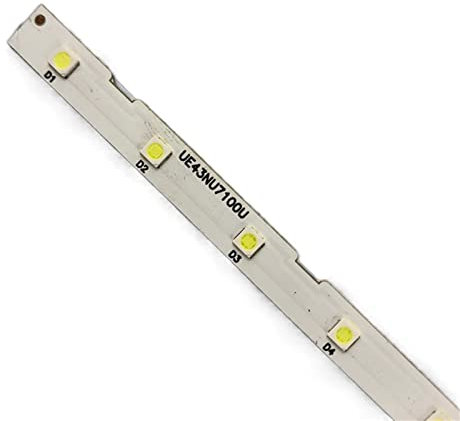 VBPBHFFNMW LED Bande de rétroéclairage 28 lumières 43 pouces TV UE43NU7100 AOT_43_NU7100F_2X28_3030C BN44-00947A UE43NU7120 UE43NU7170 BN96-45954A Apte for samsung Bande lumineuse pour téléviseur