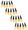 BESPORTBLE 50Pcs Scary Zombie Finger Covers for Halloween Cosplay Props Unique Black Fake Claws Practical Party Accessories for Haunted Houses and Birthday Celebrations