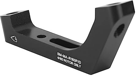 Bike -Scheibenbrems -Klammer -Adapter, Aluminiumlegierung Heck -Scheibenbremsbrems -Adapter für Ein 160 -mm -System, Ideal für Roadbikes