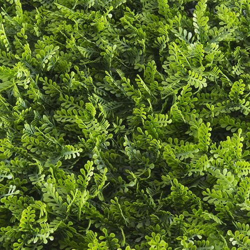 TENAX Divy Panel Helecho 100x100 cm Grün, Modulares Paneel mit künstlichen 3D-Blättern im Farn-Stil für Wände, vertikale Gärten und Innen-/Außendekoration