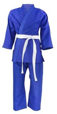 Judo Anzüge Judo-Anzüge, Judo-Uniform, langärmelig, Sport, weißer Gürtel, traditionelle Kleidung, leicht