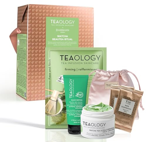 Teaology Matcha Beautea Ritual Matcha Ultra-Firming Cream 15 ml + Black Matcha Micellar Jelly Cleanser 50 ml + Matcha Tea Superfood Mask