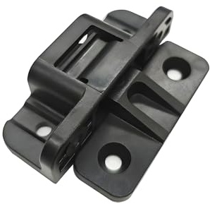 LOOTICH Keku AS-X Réglable Ferrure à Enfiler Plaques de Partie et Cadre Support de Panneau Connecteur Raccords Suspendus pour Meubles Panneaux Capacité Jusqu'à 20kg Plastique (20 Paire)