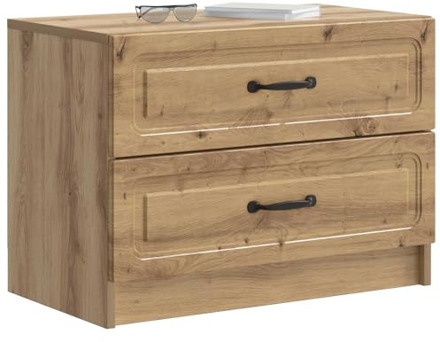 vidaXL Nachttisch Artisan-Eiche 62 x 34,5 x 44,5 cm Holzwerkstoff