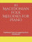 10 Macedonian Folk Melodies for Piano: Traditional Tunes Arranged by Victor Sinadinoski