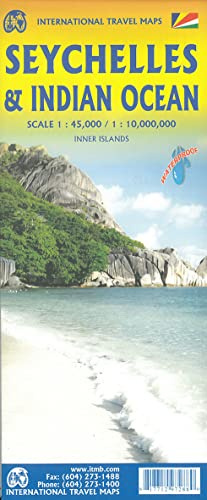 Seychelles & Indian Ocean: ITM Travel Reference Map 1:45000