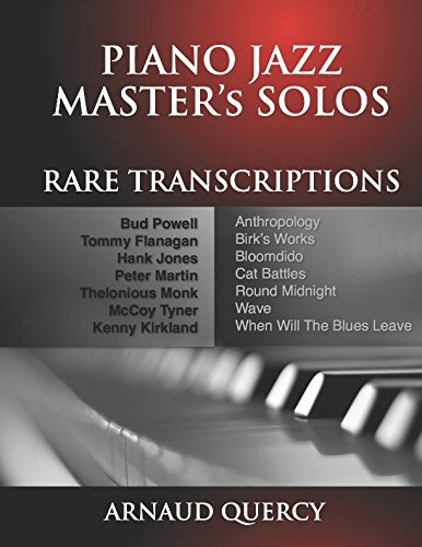 Piano Jazz Master's Solos Rare Transcriptions
