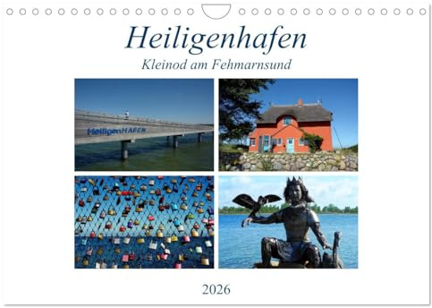 Heiligenhafen - Kleinod am Fehmarnsund (Wandkalender 2026 DIN A4 quer), CALVENDO Monatskalender: Die letzte Bastion vor Fehmarn und Dänemark (CALVENDO Orte)