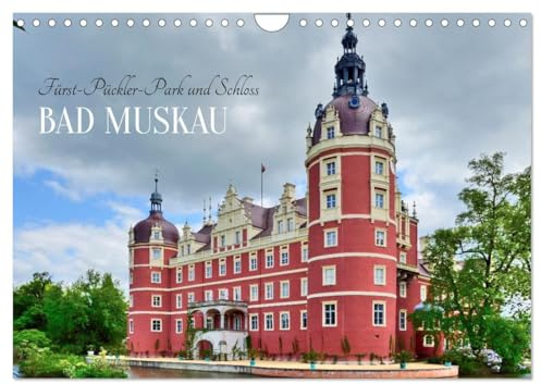 Fürst-Pückler-Park und Schloss – Bad Muskau (Wandkalender 2026 DIN A4 quer), CALVENDO Monatskalender: Schloss Bad Muskau: Barocke Pracht, Parkkunst (CALVENDO Orte)