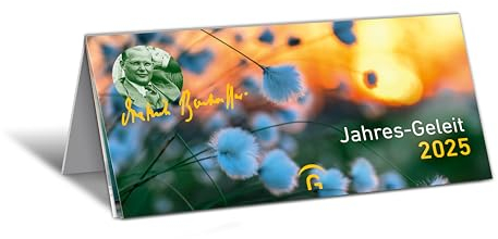 Jahres-Geleit 2025: Monatskalender zum Aufstellen m. Texten Dietrich Bonhoeffers u. meditativen Fotos, 12 Monatsblätter m. Postkarten zum Ausschneiden, 21,0 x 10,5 cm
