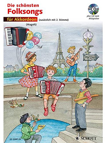Die schönsten Folksongs: 1-2 Akkordeons.
