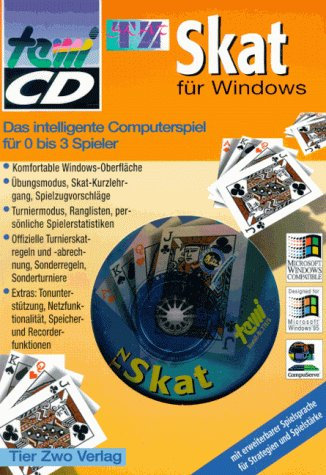 TZ Skat für Windows, 1 CD-ROM: Das intelligente Computerspiel für 0 bis 3 Spieler. Für Windows ab 3.1 Windows 95 u. Windows NT