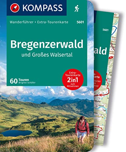 KOMPASS Wanderführer Bregenzerwald und Großes Walsertal, 60 Touren mit Extra-Tourenkarte: GPS-Daten zum Download