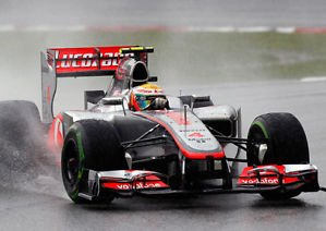 F1 Racing Auto – Lewis Hamilton Action Shot – A3 Poster