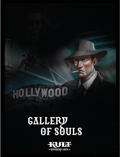 Modiphius Kult: Divinity Lost - Gallery of Souls Softcover RPG Scenario | 44-Page 1950s Los Angeles Horror Adventure with 4 Pre-generated Characters for Adult Players & Mature RPG Groups