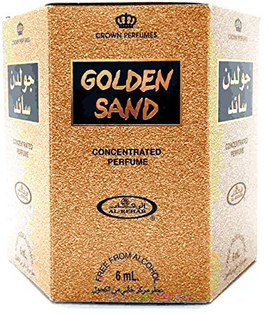 Al-Rehab Crown Perfumes, Golden Sand, Parfümöl, 6 ml, 6er-Pack